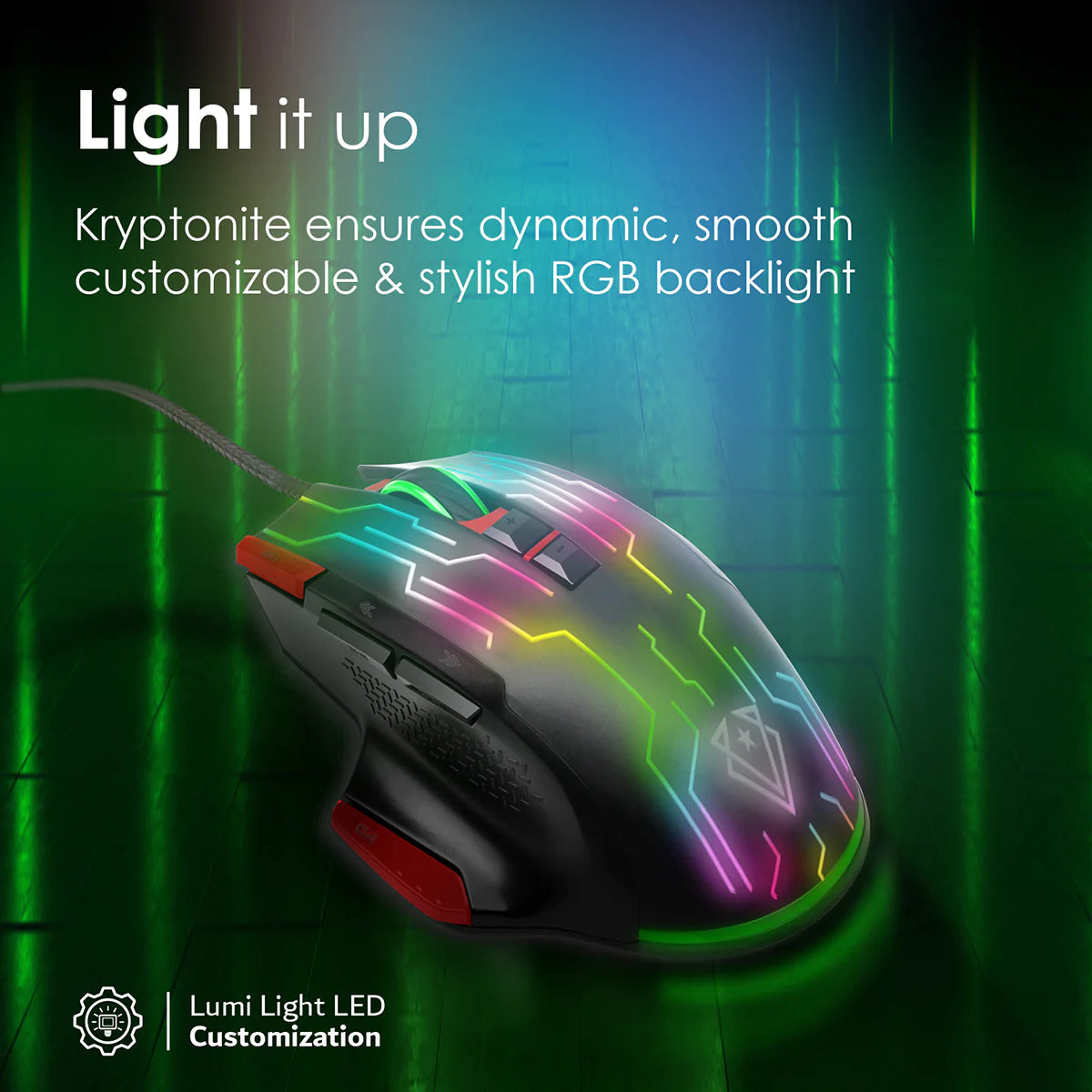 vertux kryptonite wired gaming mouse