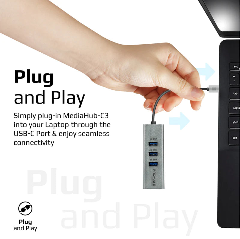 PROMATE MediaHub-C3 4K Vivid Clarity USB-C to HDMI Adapter