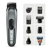 Braun: 10-in-1 Series 7 Grooming Kit for Men - Beard Trimmer, , Nose Trimmer - Dark Grey
