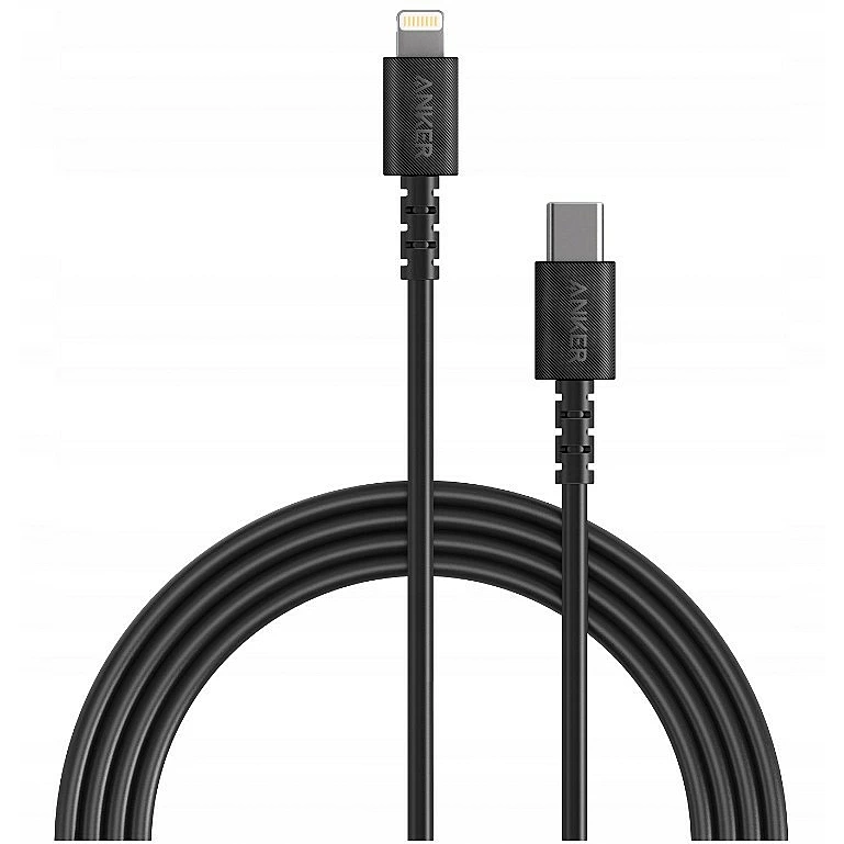 Anker PowerLine Select & USB-C Cable with Lightning connector 6ft - Black