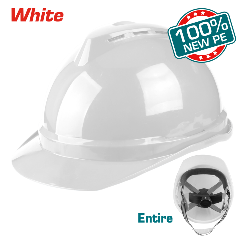 TOTAL Safety Helmet TSP2602 White, Lightweight 380g TOTAL Safety Helmet TSP2602 White, Lightweight 380g