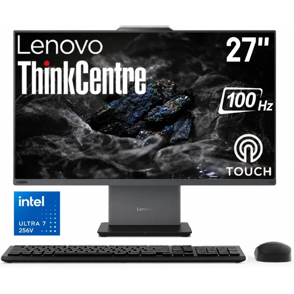 Lenovo ThinkCentre 50a Gen 6 27" All-In-One PC Intel® CORE 5 -210H /Slim , Smart & Space -Saving Designed & NONE Touch Screen – Luna Grey image 1