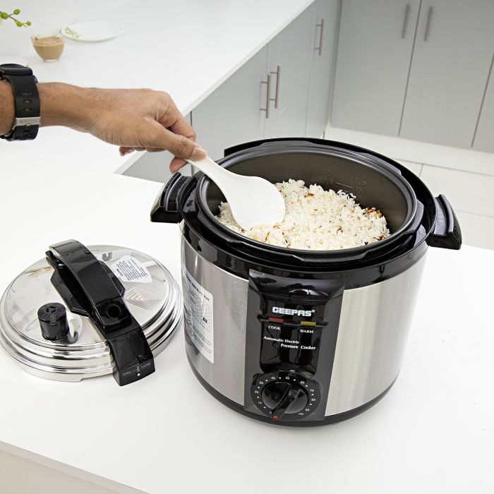 GEEPAS Pressure Cooker 6L 1190W Non-Stick Pot GEEPAS Pressure Cooker 6L 1190W Non-Stick Pot