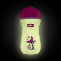 Chicco Glowing Cup 14M+ Leak-Proof & Keeps Drinks Warm - Pink