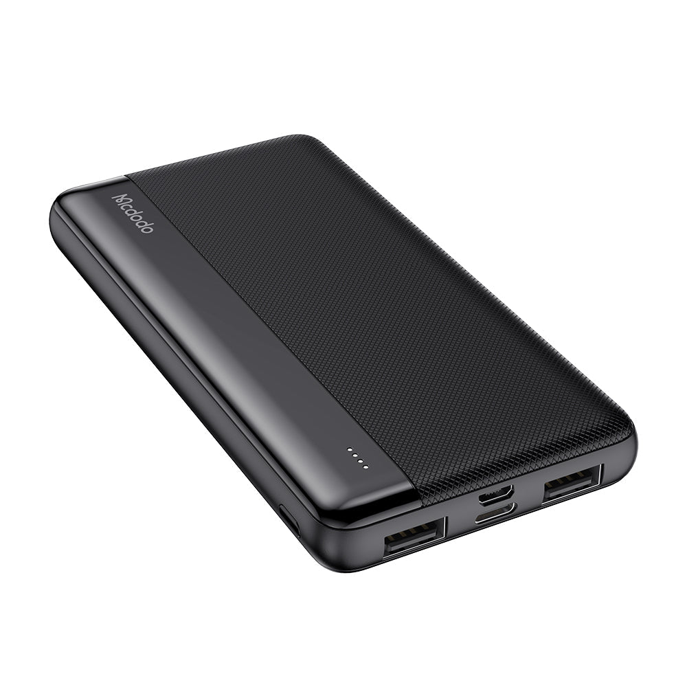 Mcdodo 10000mAh Dual USB Port Powerbank Mig Series - Black