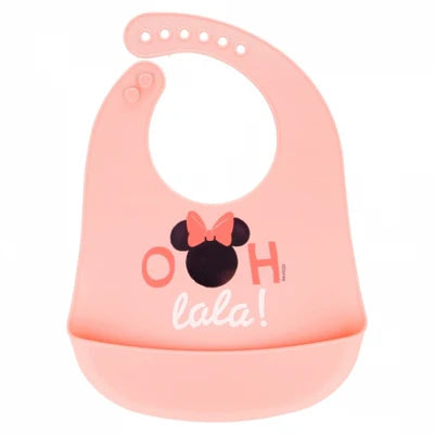 STOR Toddler Silicone Bib - Minnie Indigo Dreams STOR Toddler Silicone Bib - Minnie Indigo Dreams