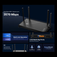 راوتر TP-Link Archer BE230 Wi-Fi 7 ثنائي النطاق 3.6 جيجابت