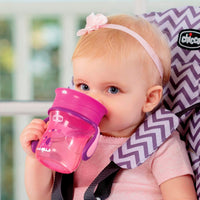 Chicco 360 Perfect Cup 12M+ Girl Spill-Free Baby Cup - Pink