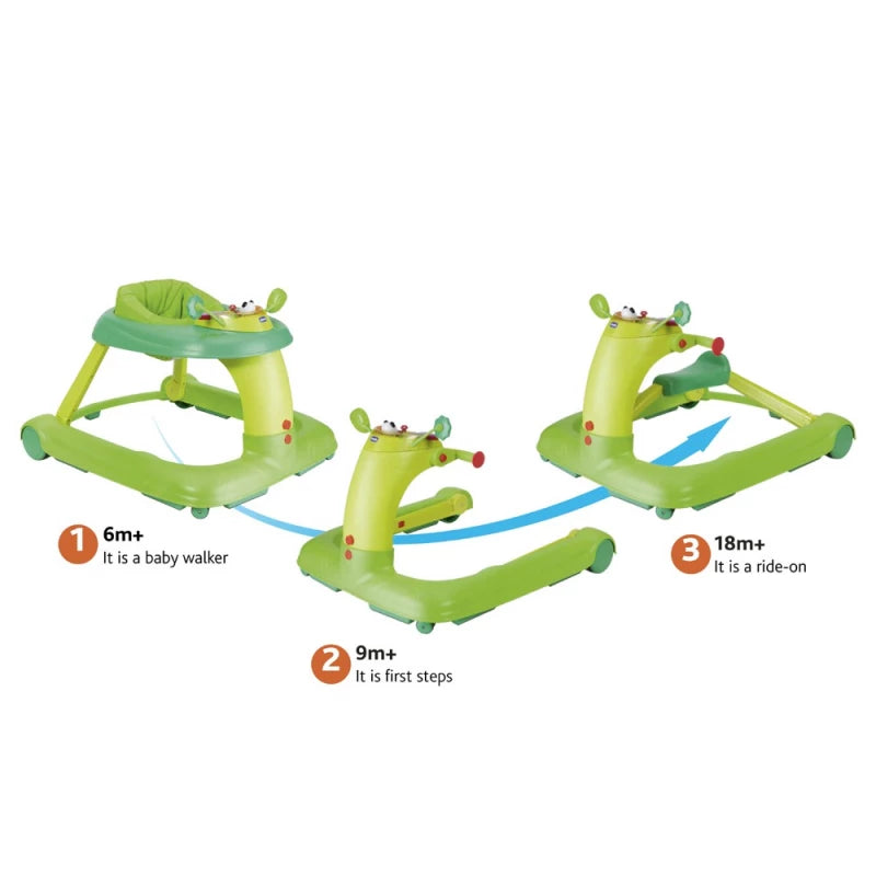 Chicco 123 Baby Walker – Green Chicco 123 Baby Walker – Green