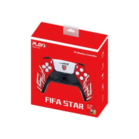 وحدة تحكم لاسلكية PlayX Hero Pro FIFA Star - إصدار النشامة - أحمر (PS4/PC/Mobile)
