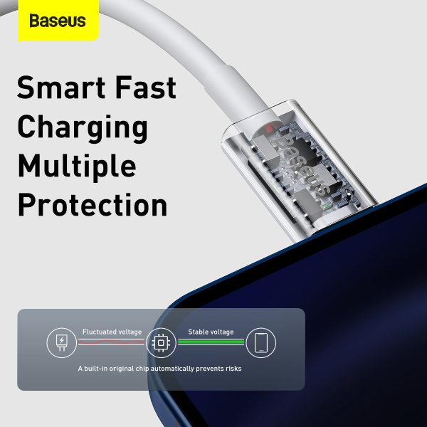Baseus Superior 2M Fast Charging Data Cable Type-C to Lightning PD Baseus Superior 2M Fast Charging Data Cable Type-C to Lightning PD