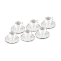 KARACA BOYOZ 85 ml Coffee Cup Set of 6 – Stylish Design