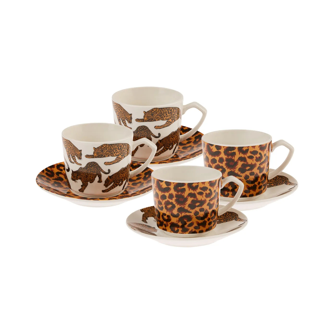 KARACA Madonna 4-Person Coffee Set – Elegant Brown KARACA Madonna 4-Person Coffee Set – Elegant Brown