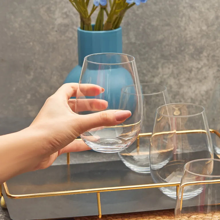 KARACA KRS Jade 6-Piece Glass Set, 500ml – Clear Elegance KARACA KRS Jade 6-Piece Glass Set, 500ml – Clear Elegance