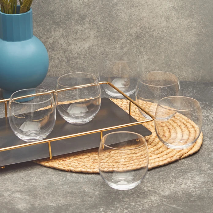 Karaca KRS Jade 6-Piece Water Glass Set 410ml – Clear & Stylish Karaca KRS Jade 6-Piece Water Glass Set 410ml – Clear & Stylish