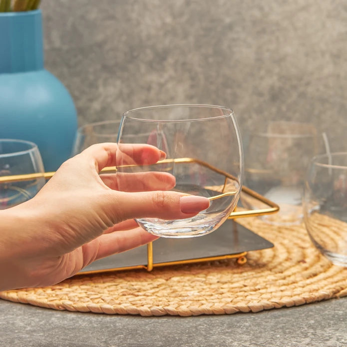 Karaca KRS Jade 6-Piece Water Glass Set 410ml – Clear & Stylish Karaca KRS Jade 6-Piece Water Glass Set 410ml – Clear & Stylish