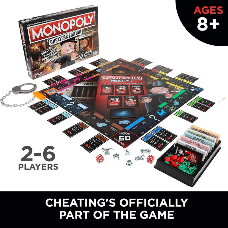 Hasbro Monopoly Game Cheaters Edition Hasbro Monopoly Game Cheaters Edition
