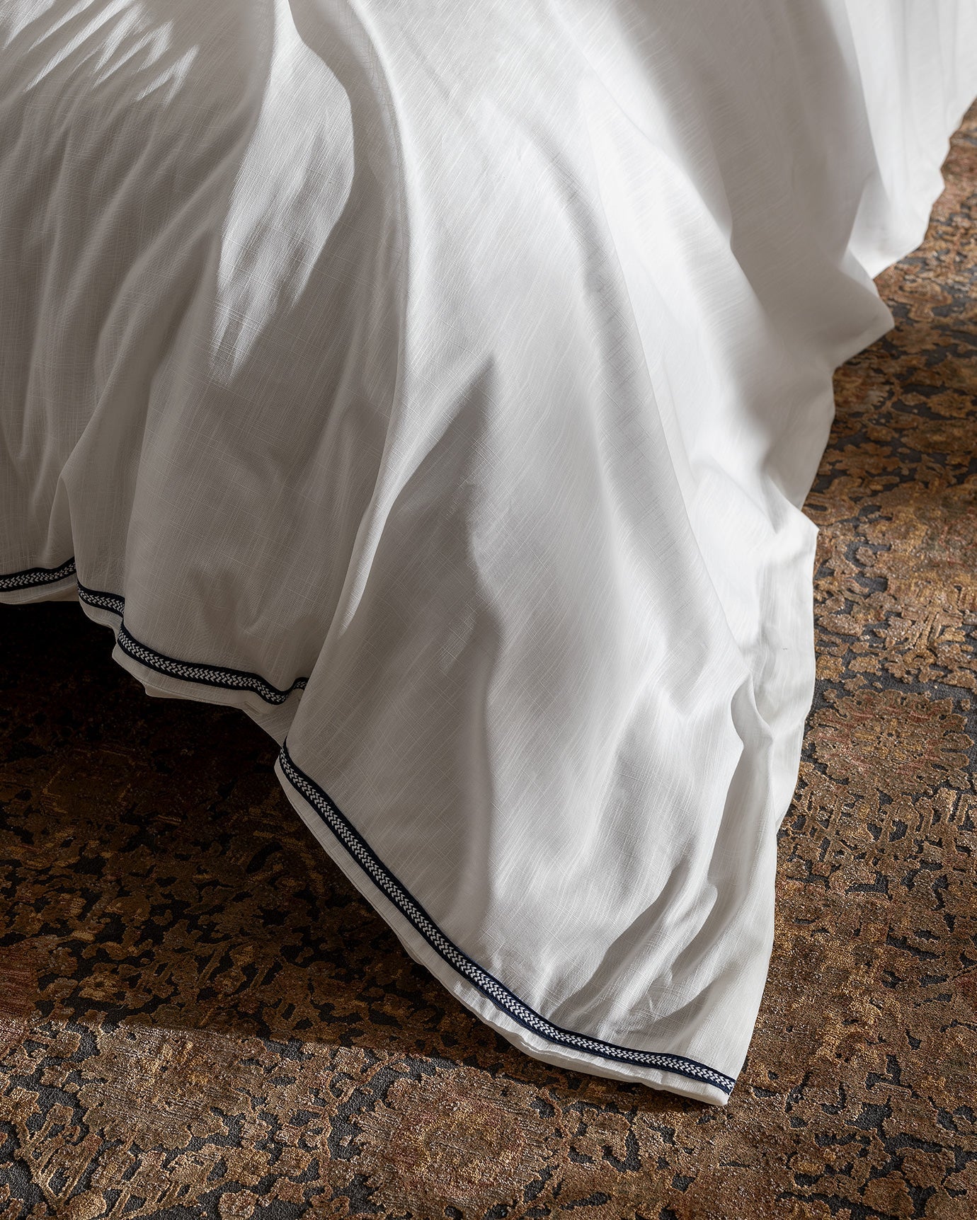 Tina King Size Linen Look Washed Duvet Cover Set - Madame Coco JO