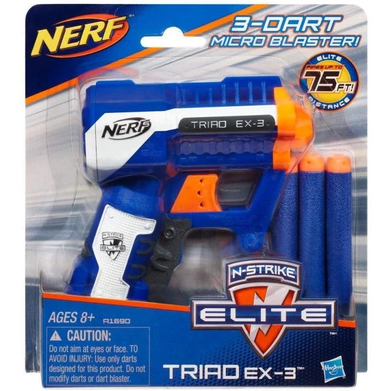 Hasbro Nerf N-strike Elite Triad Ex-3 Blaster Hasbro Nerf N-strike Elite Triad Ex-3 Blaster