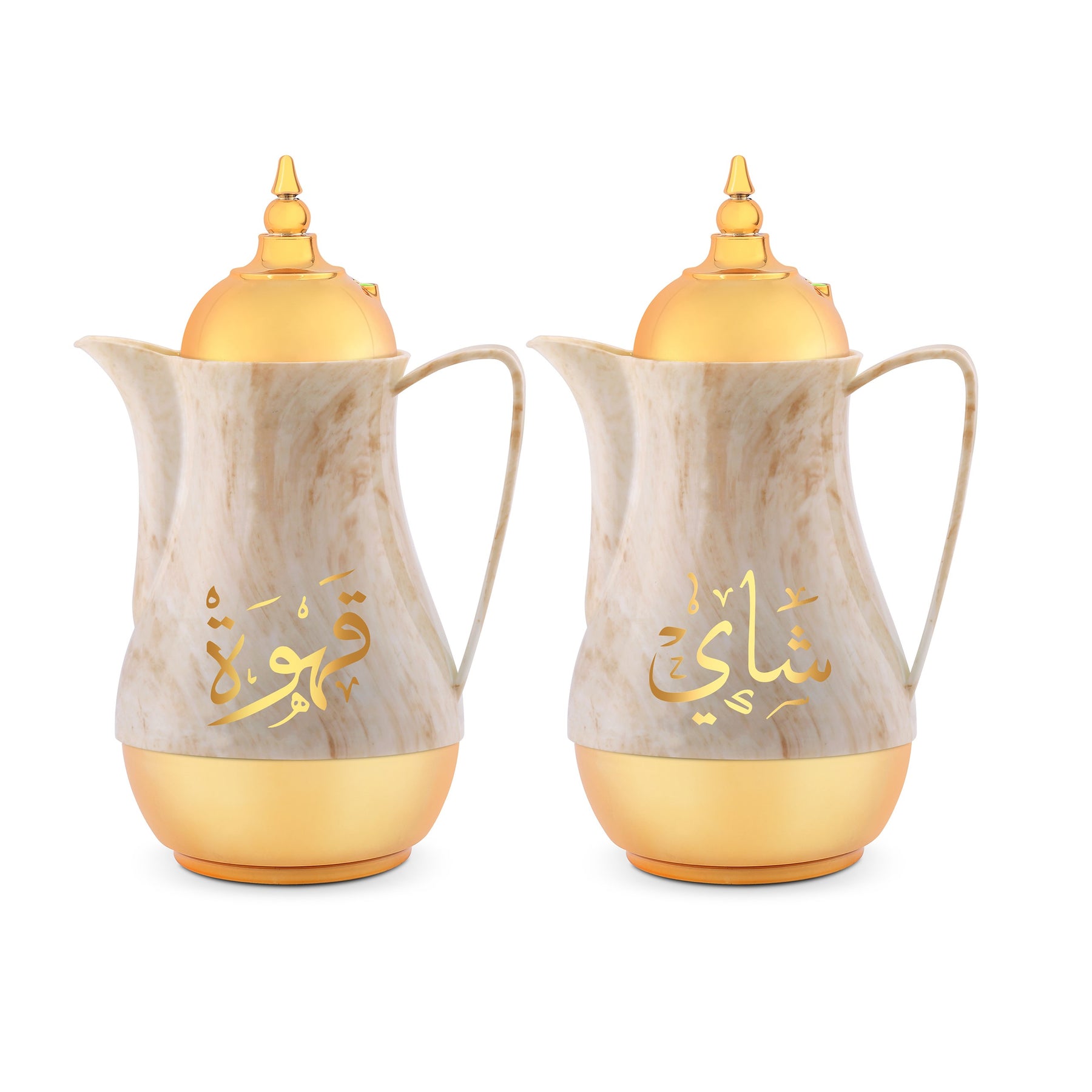 Royalford RF9412 Double-Wall Marble Coffee & Tea Set – 1L × 2 Royalford RF9412 Double-Wall Marble Coffee & Tea Set – 1L × 2