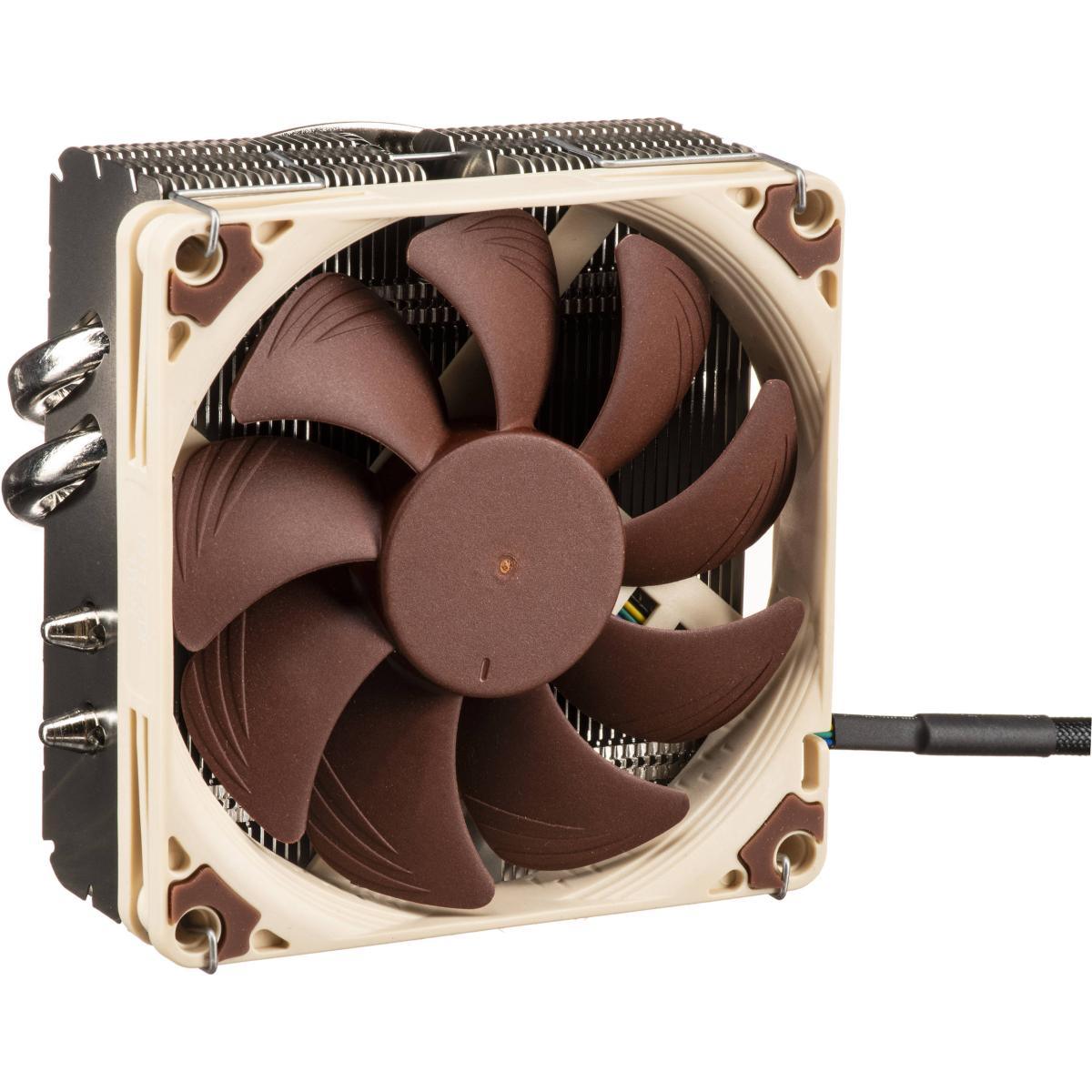 Noctua NH-L9i، مبرد وحدة المعالجة المركزية منخفض الارتفاع المتميز لـ Intel LGA115x (بني)