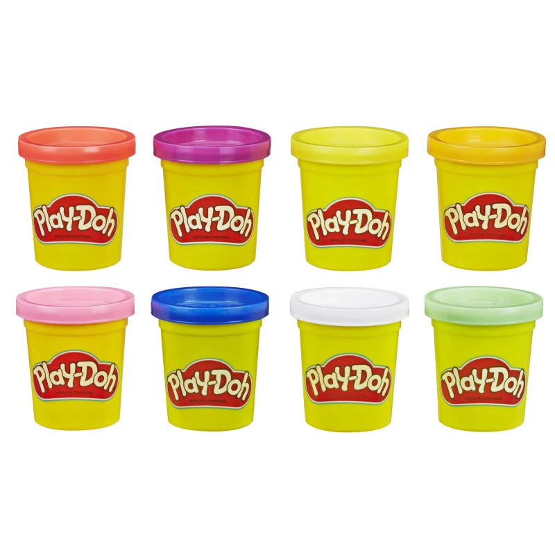 Hasbro Play-Doh 8-Pack Neon Non-Toxic Modeling Compound