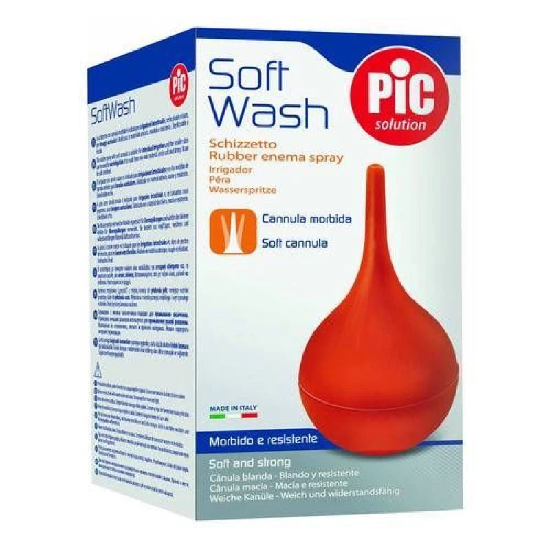 PiC Soft Wash – Rubber Cannula 180ml for Intestinal Washing