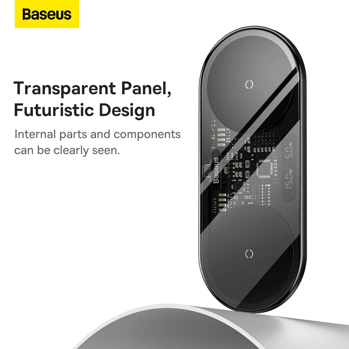 Baseus 2 in 1 Wireless Charger - 20W with LED Display Baseus 2 in 1 Wireless Charger - 20W with LED Display