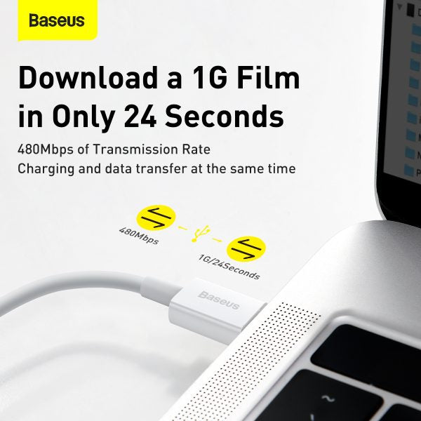 Baseus Superior 2M Fast Charging Data Cable Type-C to Lightning PD Baseus Superior 2M Fast Charging Data Cable Type-C to Lightning PD