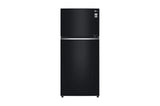 LG Top Freezer Refrigerator 547L Black Glass (GNB-762HGI)