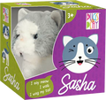 استمتع بدمية Pugs At Play Sasha Walking Cat ST-PAP08، قطة تفاعلية تمشي وتصدر أصوات ممتعة، مثالية للأطفال ولجمع الدمى التفاعلية.