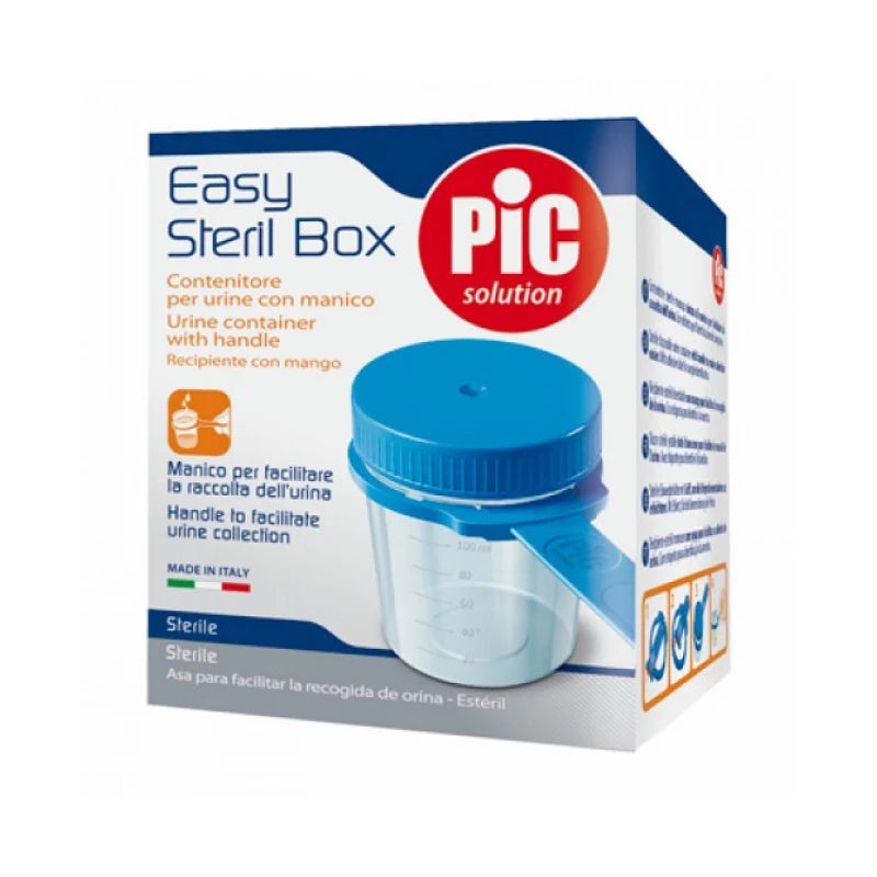 Pic Easy Steril Box – Urine Container 100ml with Handle