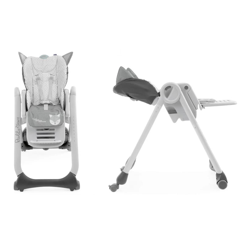 Chicco Polly 2 Start Highchair – Foxy – Adjustable Comfort Chicco Polly 2 Start Highchair – Foxy – Adjustable Comfort