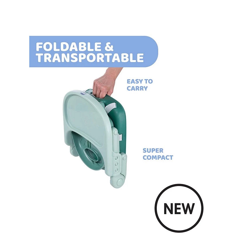 كرسي طعام أطفال Chicco Pocket Snack – أخضر نعناعي