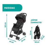 Chicco Ohlala 3 Stroller – Lightweight & Foldable