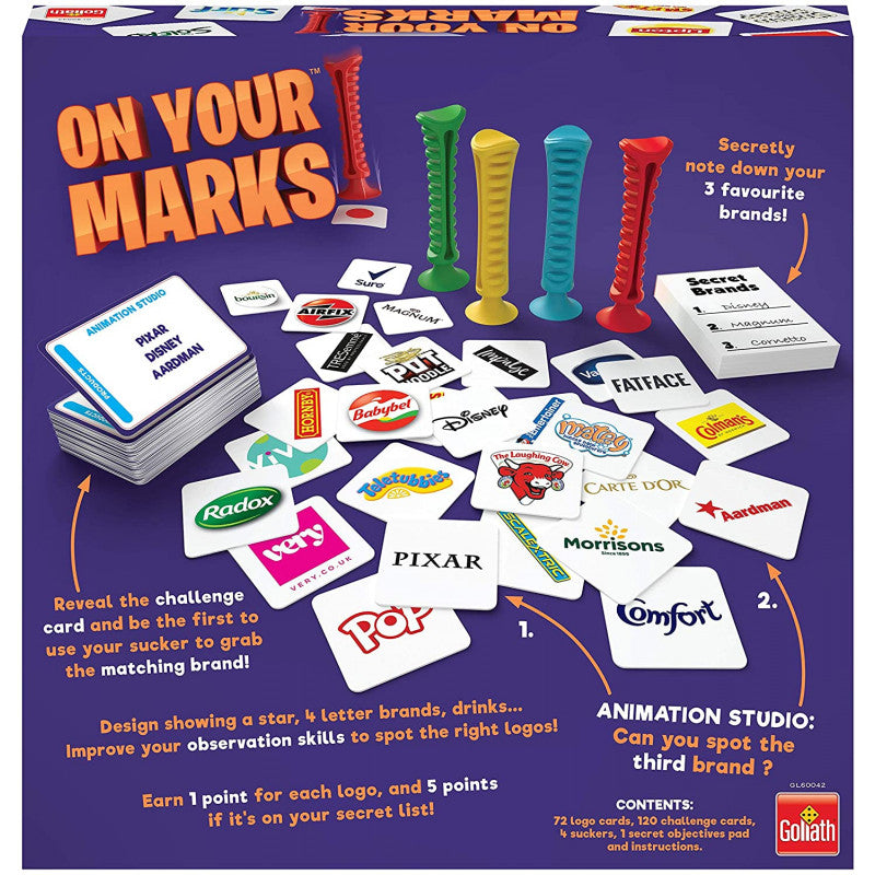 Goliath On Your Marks - Fun Logo Recognition Game Goliath On Your Marks - Fun Logo Recognition Game