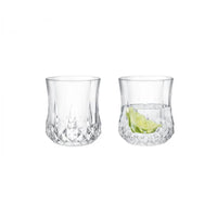 Madame Coco Audrey 4-Piece Water Glass Set by – Slender Refined Drinking Glasses with Lasting Crystal Clarity
