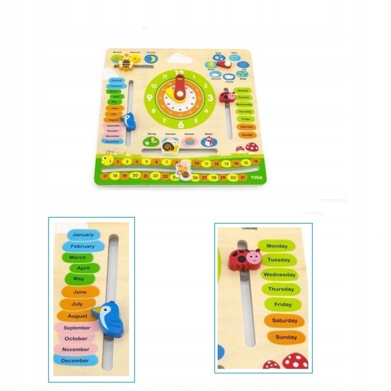VIGA Calendar - Classic Educational Toy VIGA Calendar - Classic Educational Toy