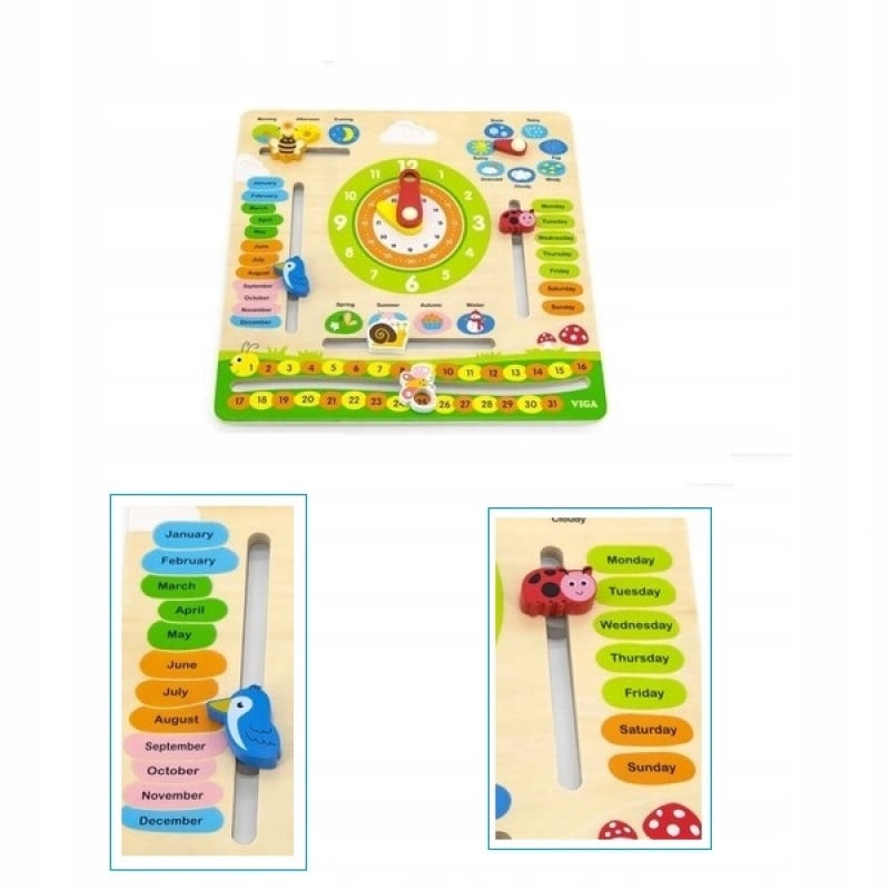 VIGA Calendar - Classic Educational Toy