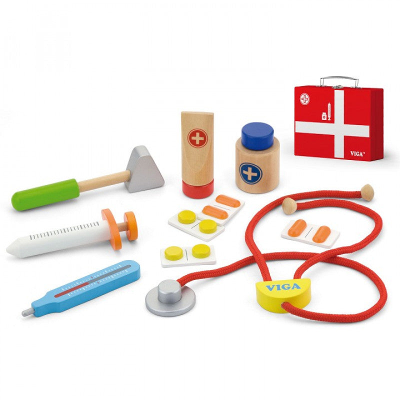 VIGA Medical Kit - 11-Piece Educational Toy for Kids