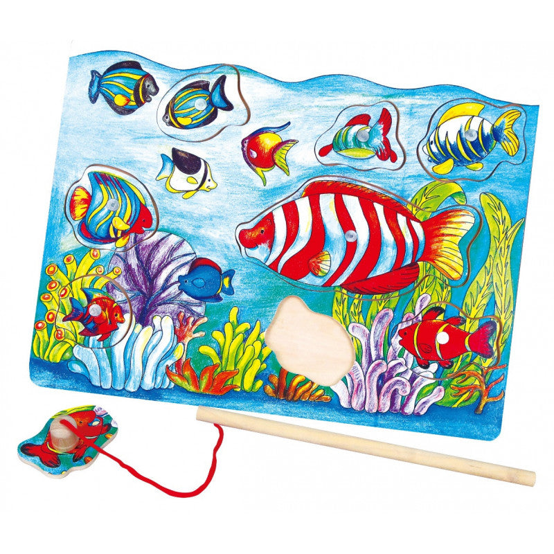 VIGA Magnetic Fishing Puzzle Fun and Educational Game