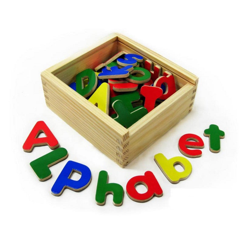 VIGA Toys Magnetic Letters - 52 Pieces for Kids Learning VIGA Toys Magnetic Letters - 52 Pieces for Kids Learning