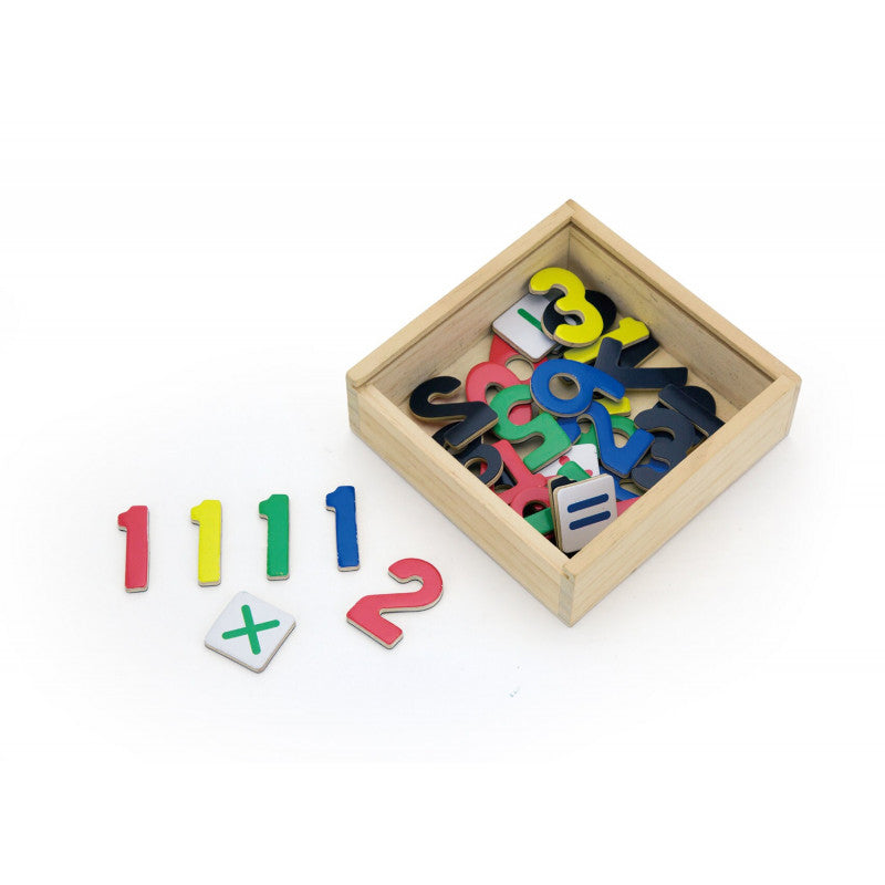 VIGA Wooden Magnetic Numbers 37 Pieces for Kids Learning