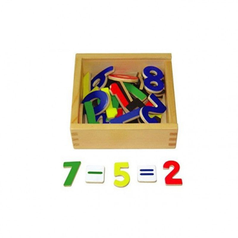 VIGA Wooden Magnetic Numbers 37 Pieces for Kids Learning VIGA Wooden Magnetic Numbers 37 Pieces for Kids Learning