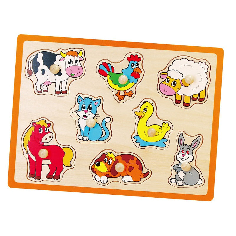 VIGA Flat Puzzle - Farm Animals Design for Kids VIGA Flat Puzzle - Farm Animals Design for Kids