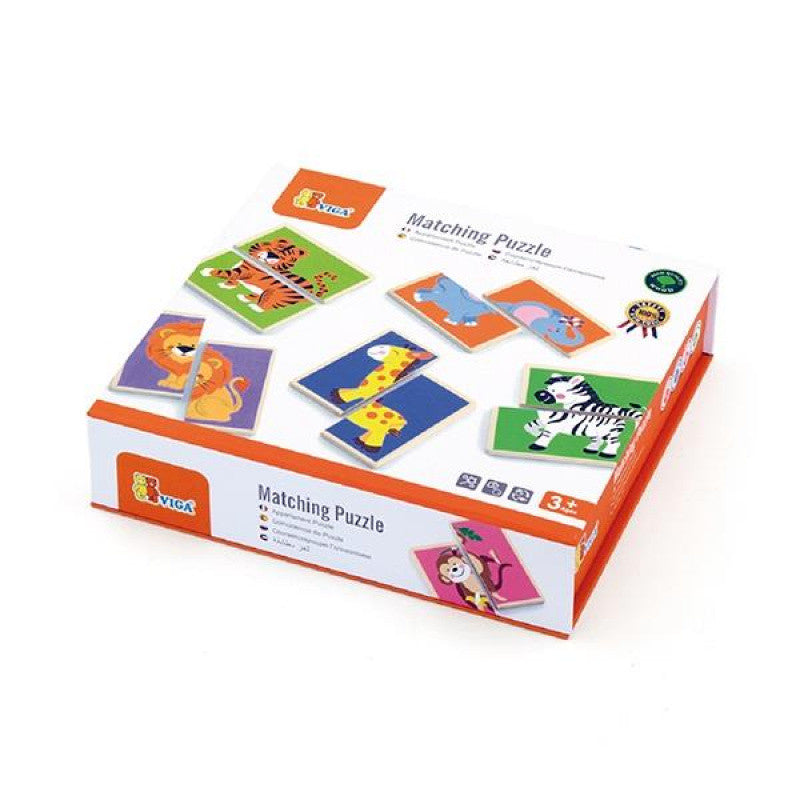 VIGA Matching Puzzle Wild Animals Design for Kids VIGA Matching Puzzle Wild Animals Design for Kids
