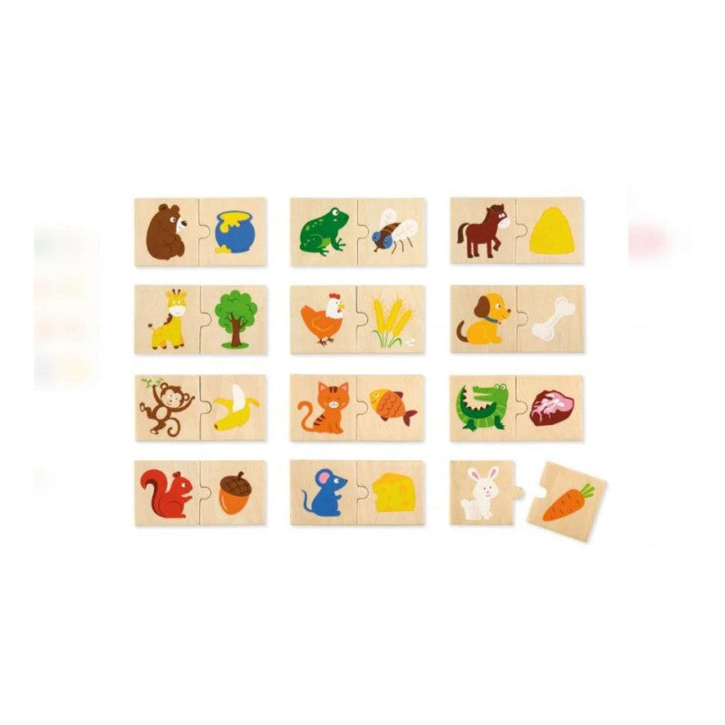 VIGA Puzzle Set - Animal Feeding Design for Kids