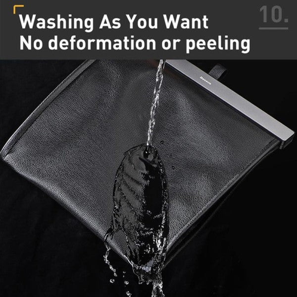 Baseus Leather Car Garbage Bin Bag Waterproof Leakproof Baseus Leather Car Garbage Bin Bag Waterproof Leakproof