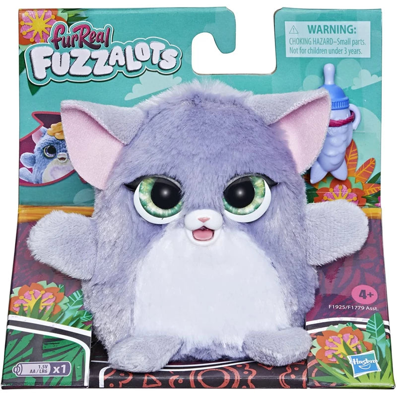 Hasbro Furreal Fuzzalots Color-change Interactive Feeding Toy- Kitty