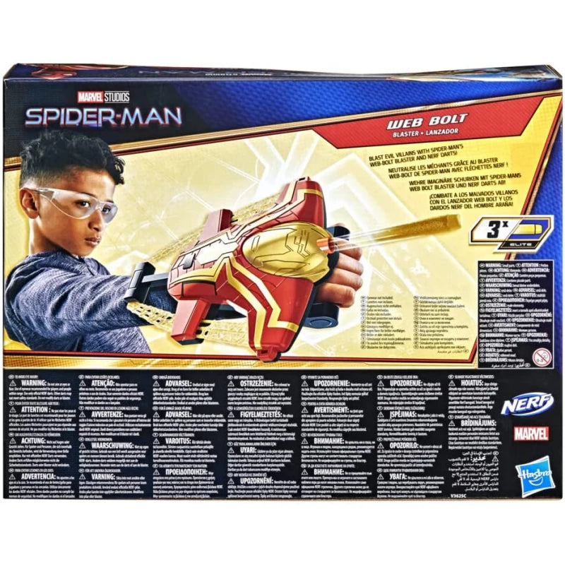 Hasbro Spider-Man Web Bolt Nerf Blaster Toy Hasbro Spider-Man Web Bolt Nerf Blaster Toy